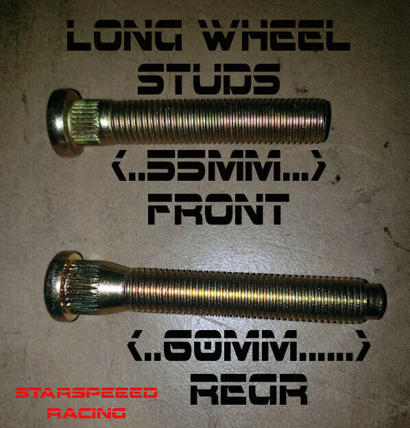 Starion / Conquest Long Wheel Stud Kits Front and Rear