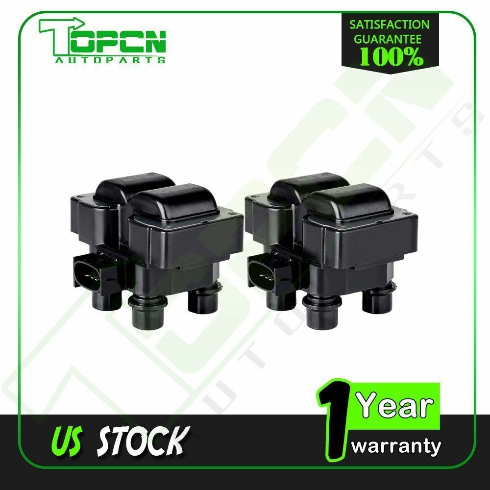 For Ford Ranger F-150 Expedition Lincoln Town Mercury FD487 Ignition Coil 2 set