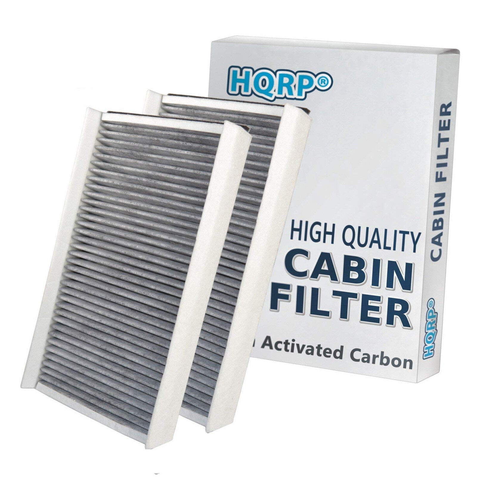 2-Pack HQRP Microfilter Set Filter Dust Odors Air Cabin A/C for BMW 5/6 Series