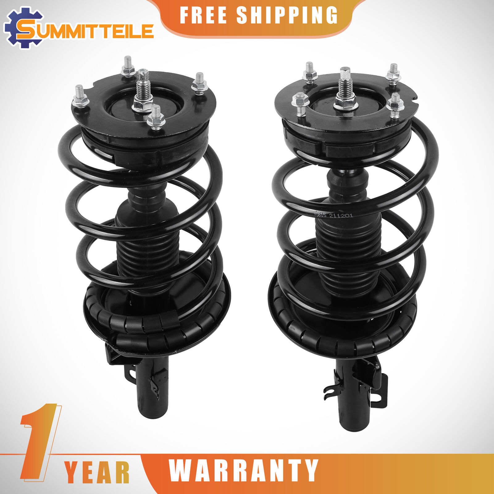 Pair Front Struts Assembly For 05-07 Mercury Montego Ford Five Hundred FWD