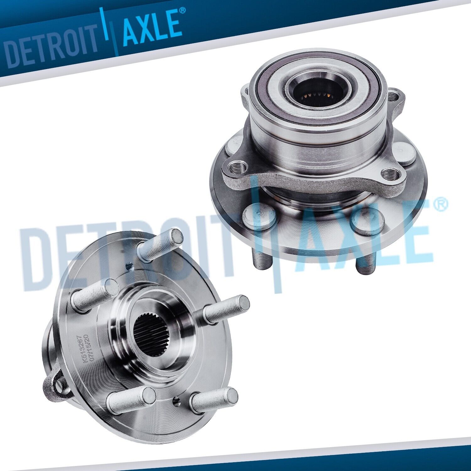 Front Wheel Bearing and Hubs Assembly for 2009 - 2013 Honda Pilot Acura MDX ZDX