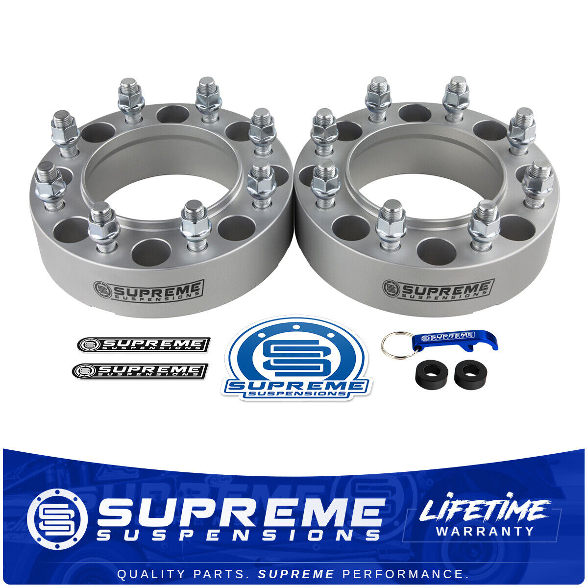 Wheel Spacers For Ford Excursion F-250 F-350 Super Duty - 8x170mm Studs M14x1.5