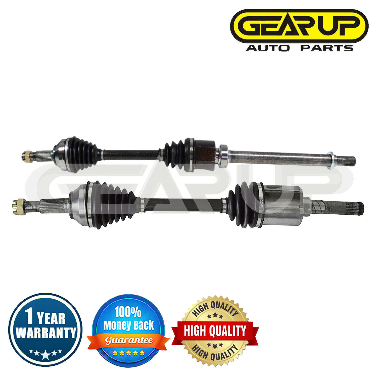 GSP CV Axle Shafts Front Driver & Passenger Pair Set for 08-15 Nissan Rogue AWD