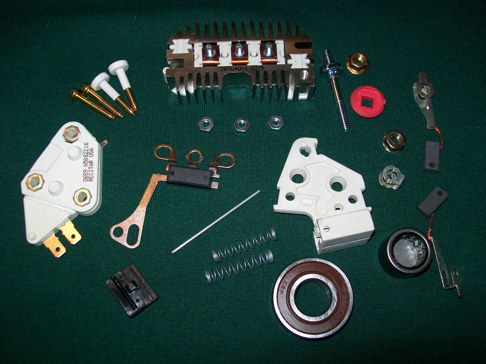 10SI Delco Alternator 1 Wire Self Excited Regulator Rebuild Conversion Kit Chevy