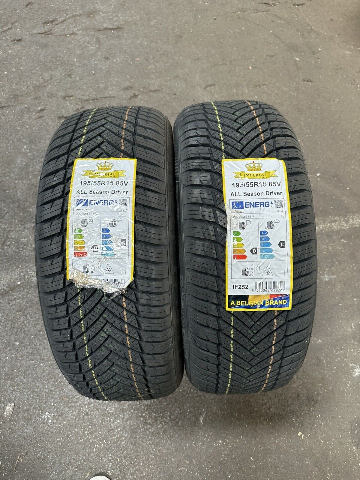 2x Imperial All Season Driver 195/55 R15 85V M+S DOT 1723 NEW Special offer