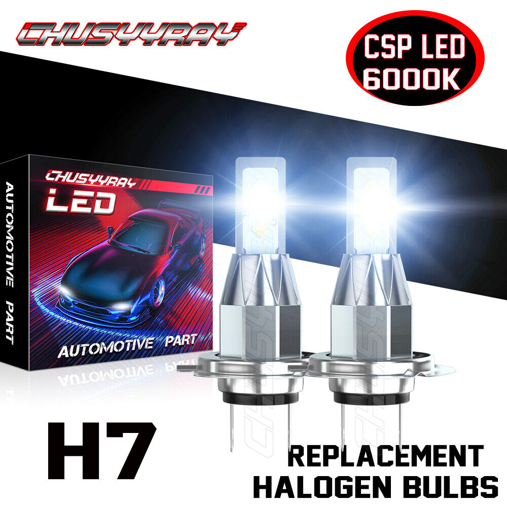 For BMW C600 C650 C650GT Motorcycle LED Headlight Kit H7 6000K Bright White Bulb