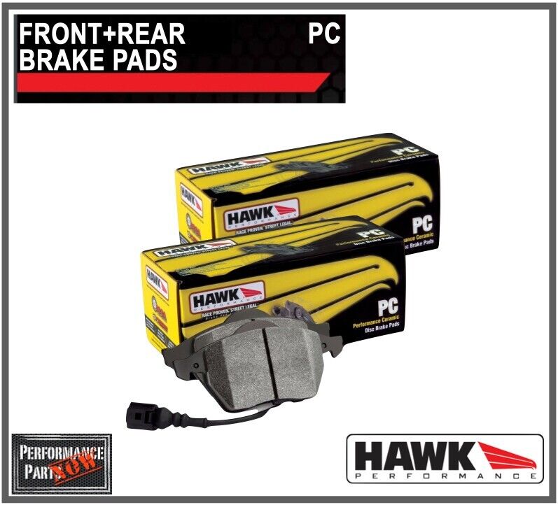 Hawk Performance Ceramic Brake Pads Front & Rear Corvette XLR Z06 Z51 Caddy