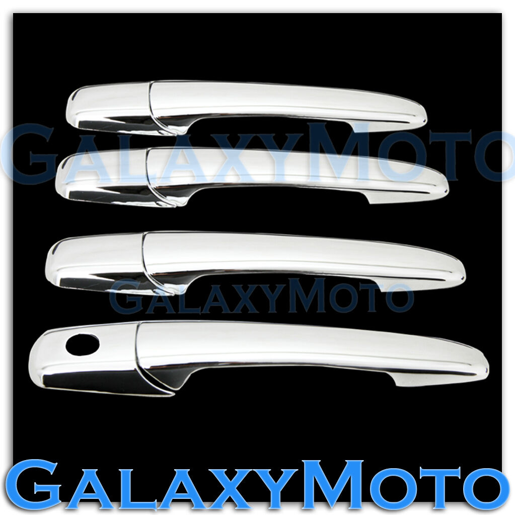 06-12 Ford Fusion Triple Chrome plated ABS 4 Door Handle W/O PSG Keyhole Cover