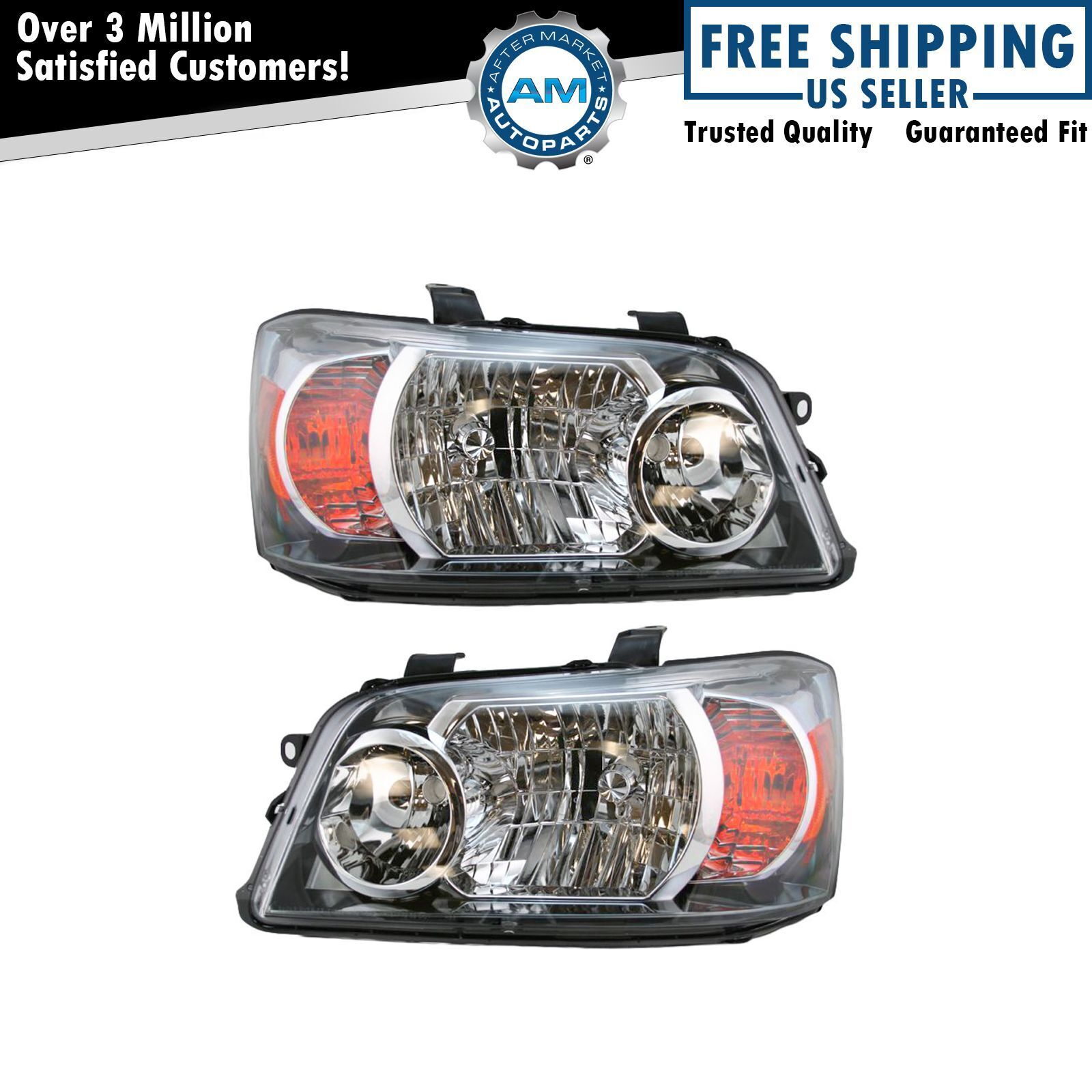 Headlight Set Left & Right For 2004-2006 Toyota Highlander TO2502151 TO2503151
