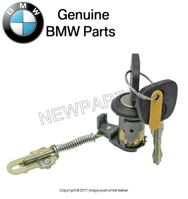 For BMW E28 M5 524td 528e Left Door Lock Cylinder w/ Keys OES 51 21 1 900 871