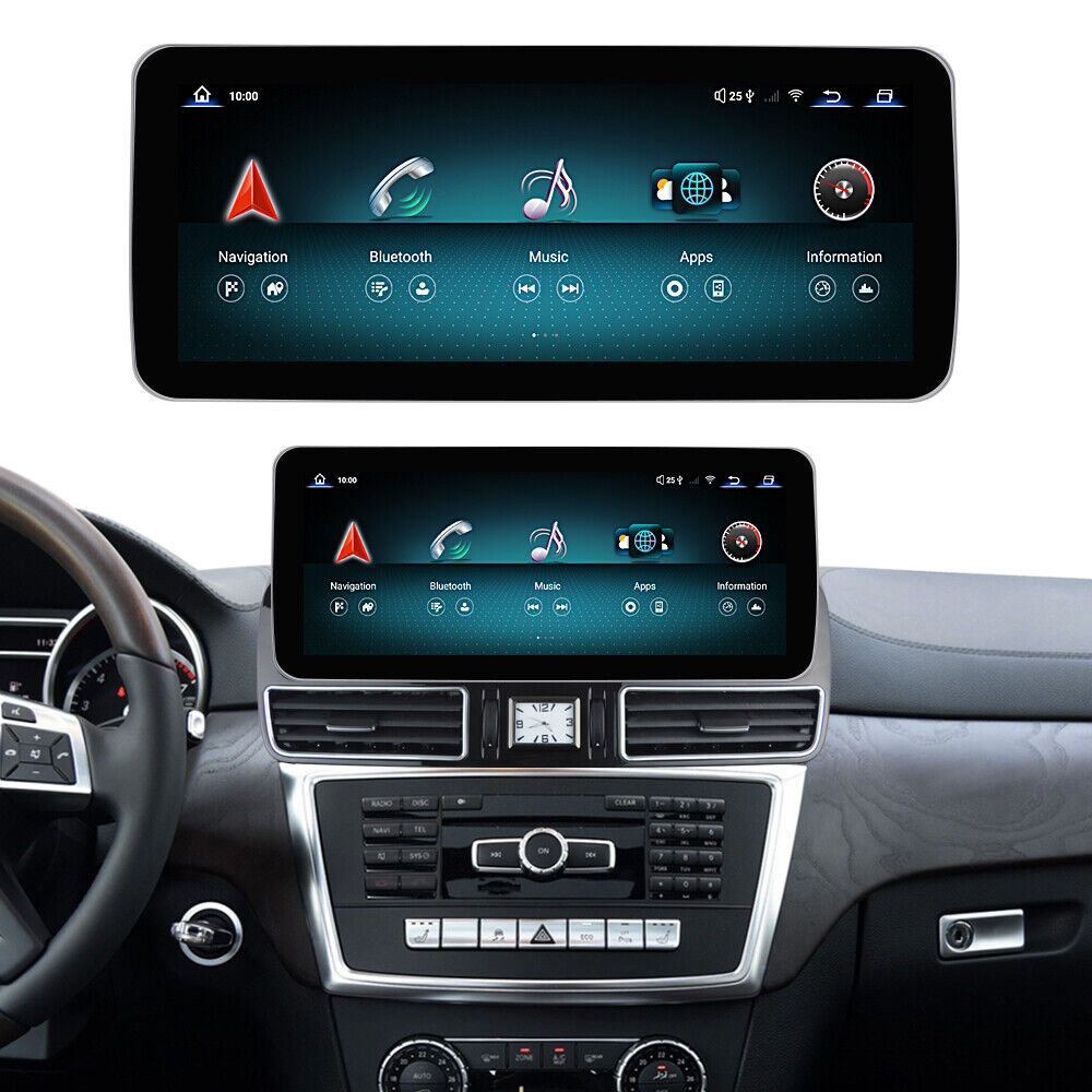 12.3''Carplay Android 13 Navi Display for Benz ML W166 ML300 ML350 GL X166 GL350