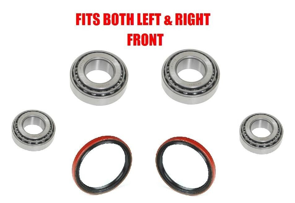 Front Wheel Bearing (2 Inner & 2 Outer) W/Seal set for 1997-2003 FORD F-150 2WD 