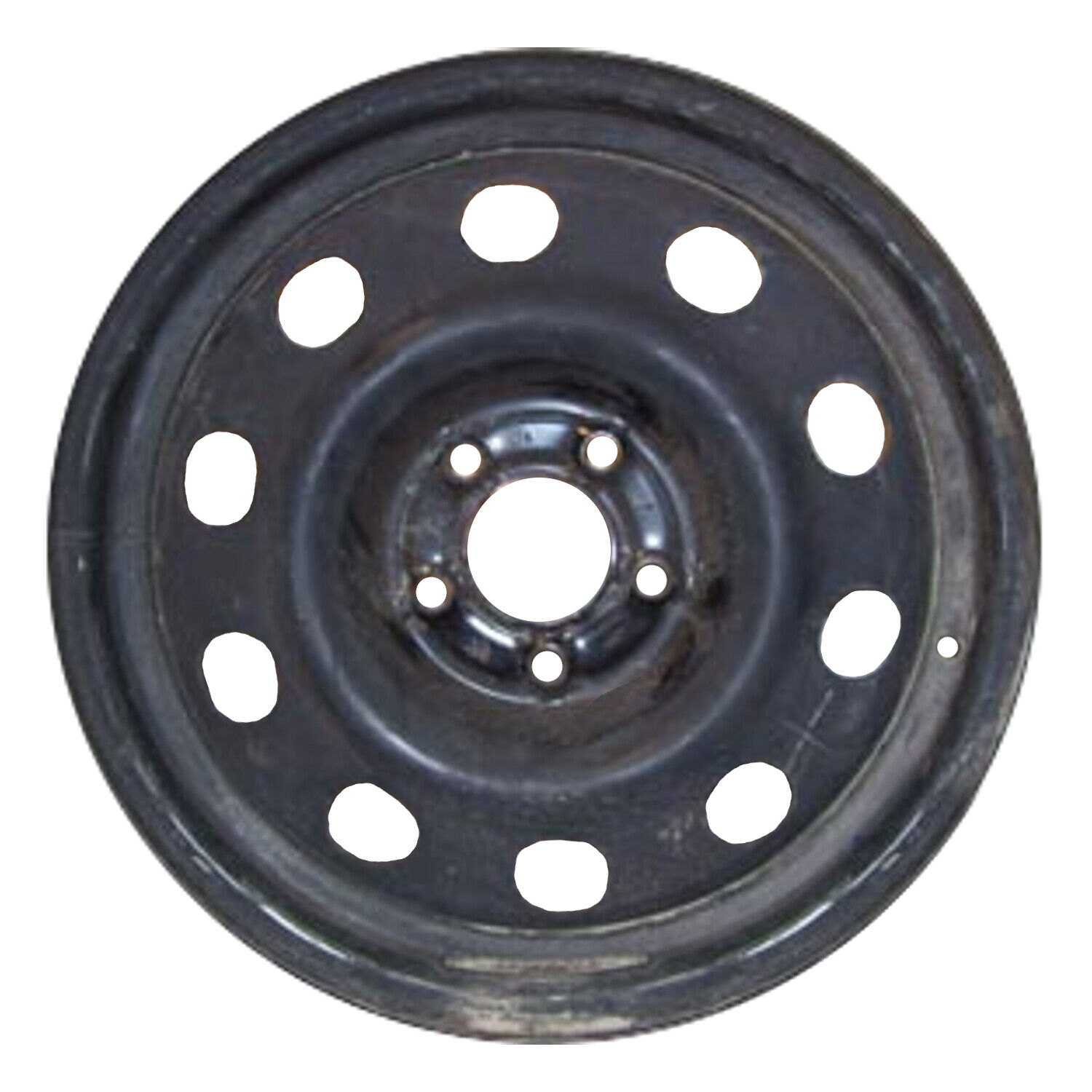 03670 Reconditioned OEM 17x7.5 Black Steel Wheel fits 2006-2011 Crown Victoria