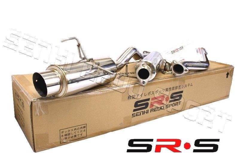 SRS Full T-304 Stainless Steel CATBACK Exhaust System 02 03 04 05 06 Rsx NON S