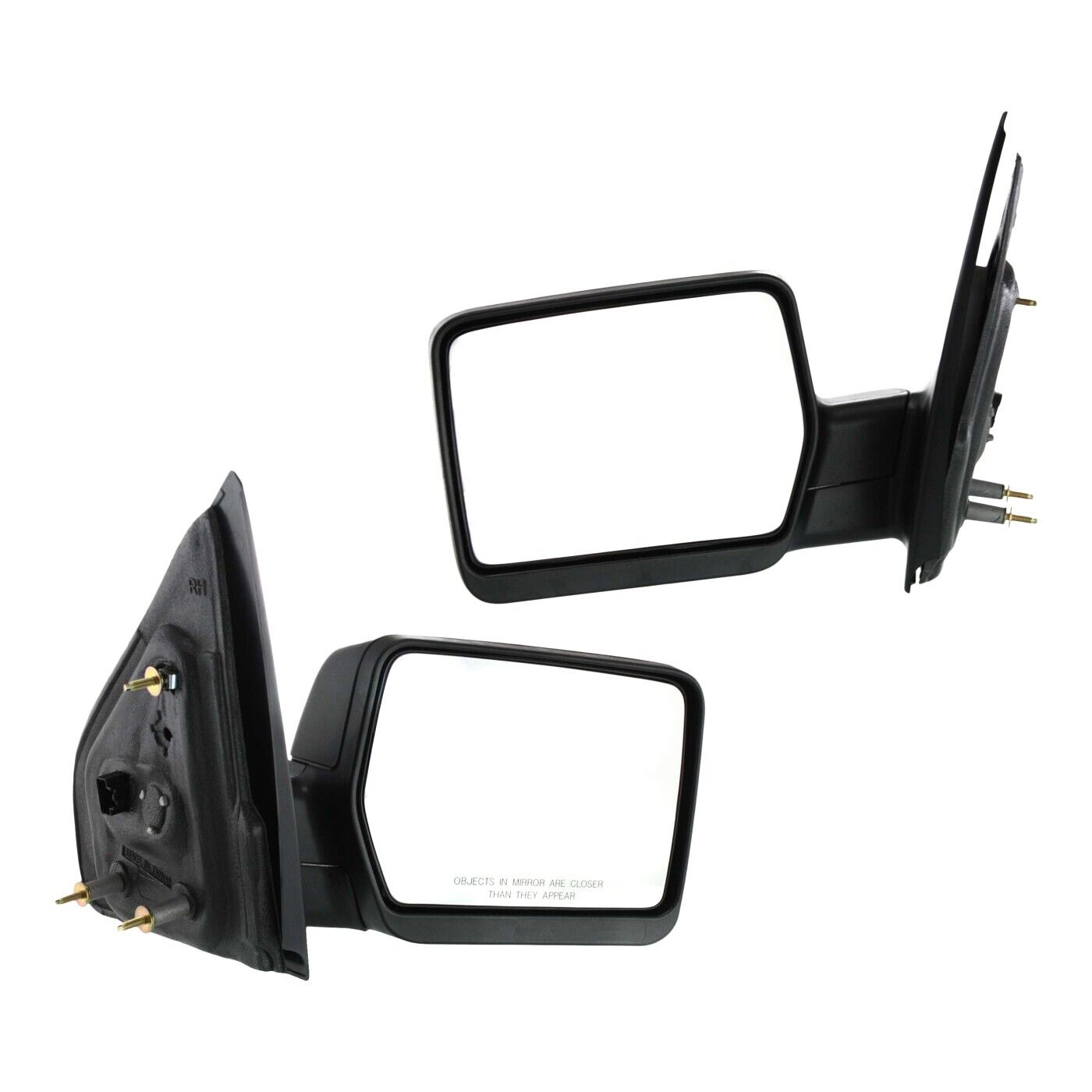 Set Of 2 Mirror Power For 2004-2008 Ford F-150 Left And Right Manual Folding
