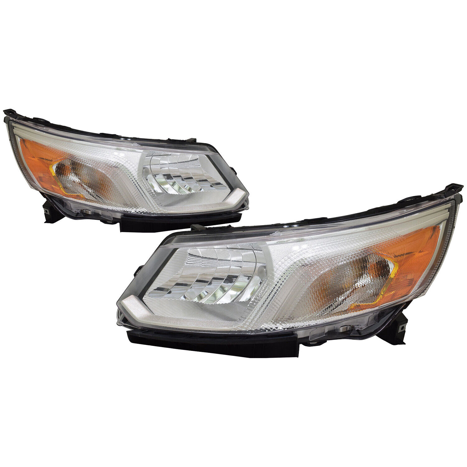 Left And Right Halogen Headlight Set For 15-18 Chevrolet City Express CAPA