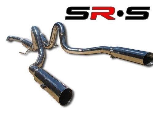 SRS Dual CATBACK Exhaust SYSTEM 99-04 Ford Mustang GT 99 00 01 02 03 04 V8