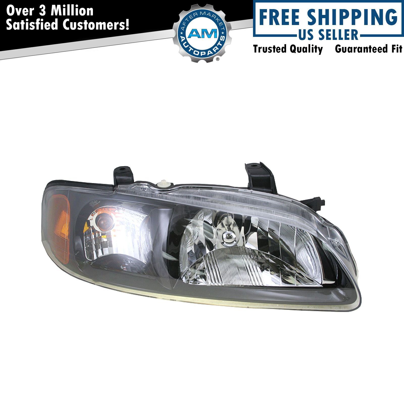 Right Headlight Assembly Passenger Side For 2002-2003 Nissan Sentra NI2503141