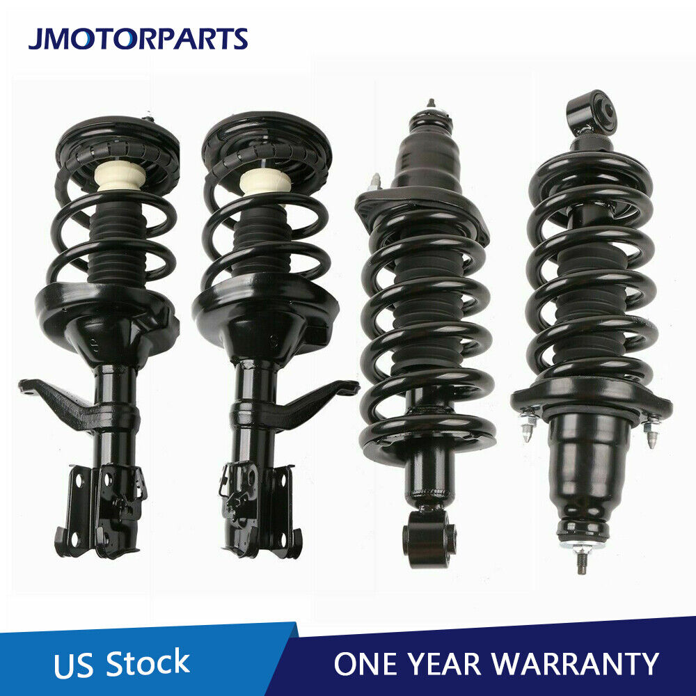 4PCS Front + Rear Complete Struts Assembly For 2003-2011 Honda Element SUV