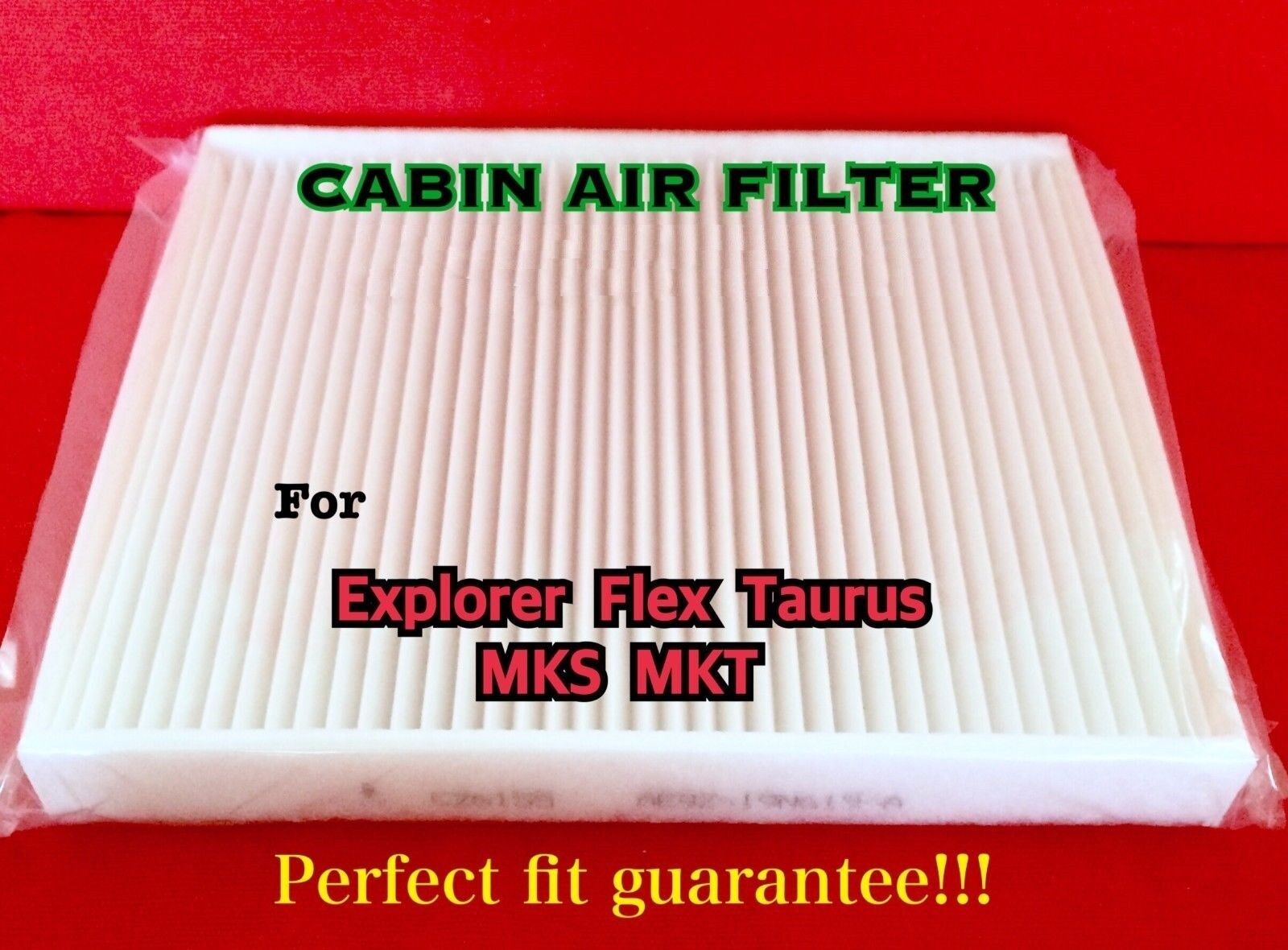 C26155 Premium Cabin Air Filter for Newest Explorer Flex Taurus MKS MKT