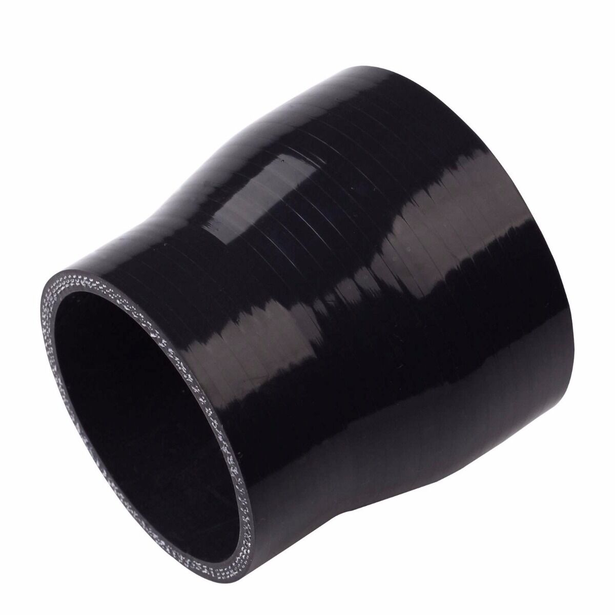 Black 2.25'' To 3'' 57-76mm Straight Silicone Hose Reducer Turbo  Coupler Pipe