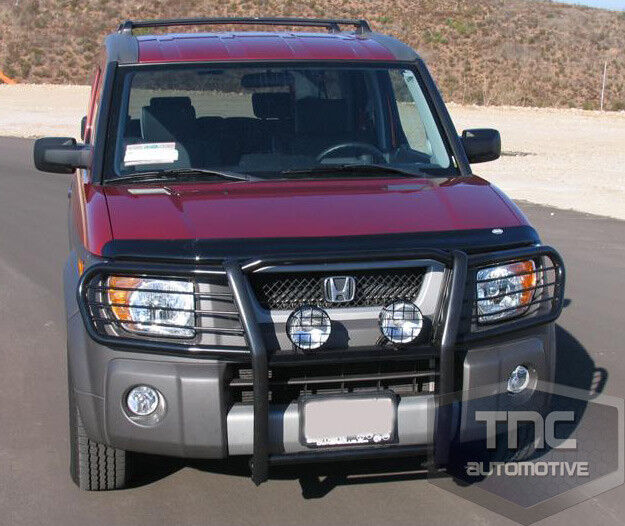 2003-2008 Honda Element Grill Brush Guard Black Powder Coat