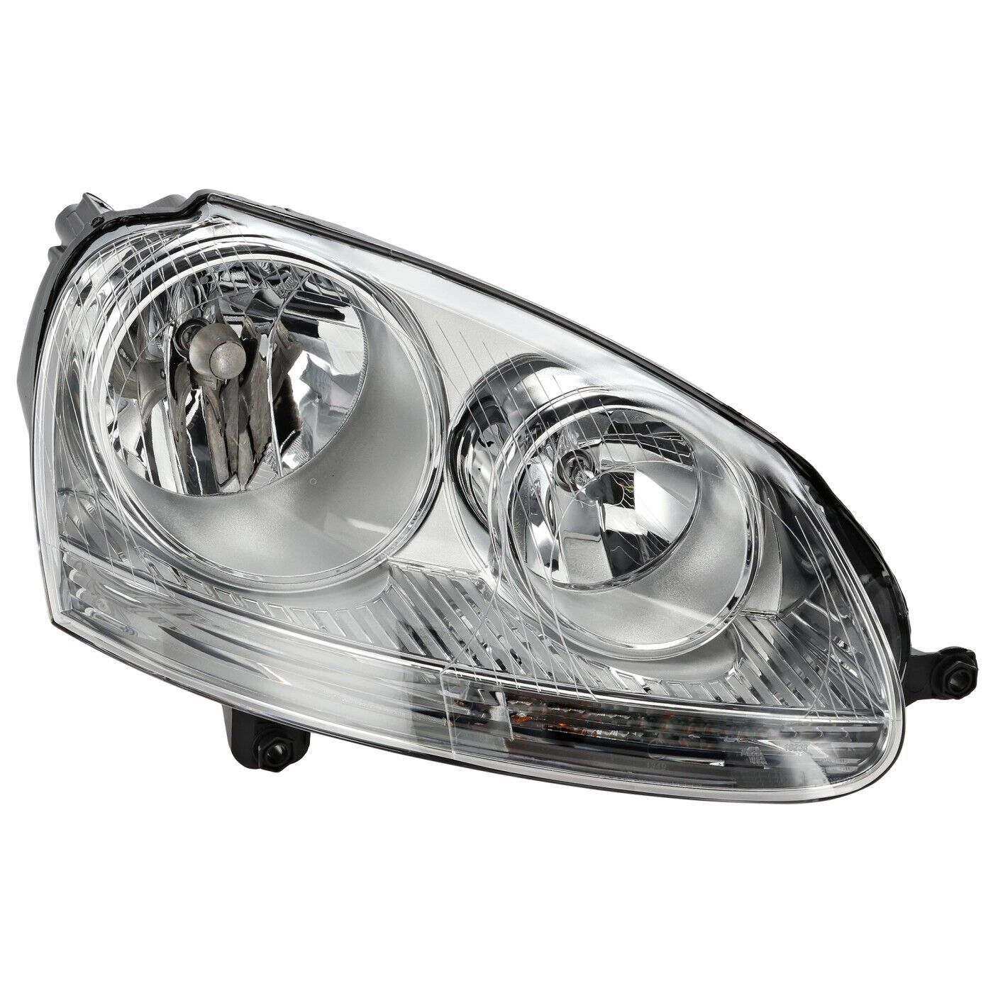 Halogen Headlight For 06-10 Volkswagen Jetta 06-09 Rabbit Passenger Side w/ bulb