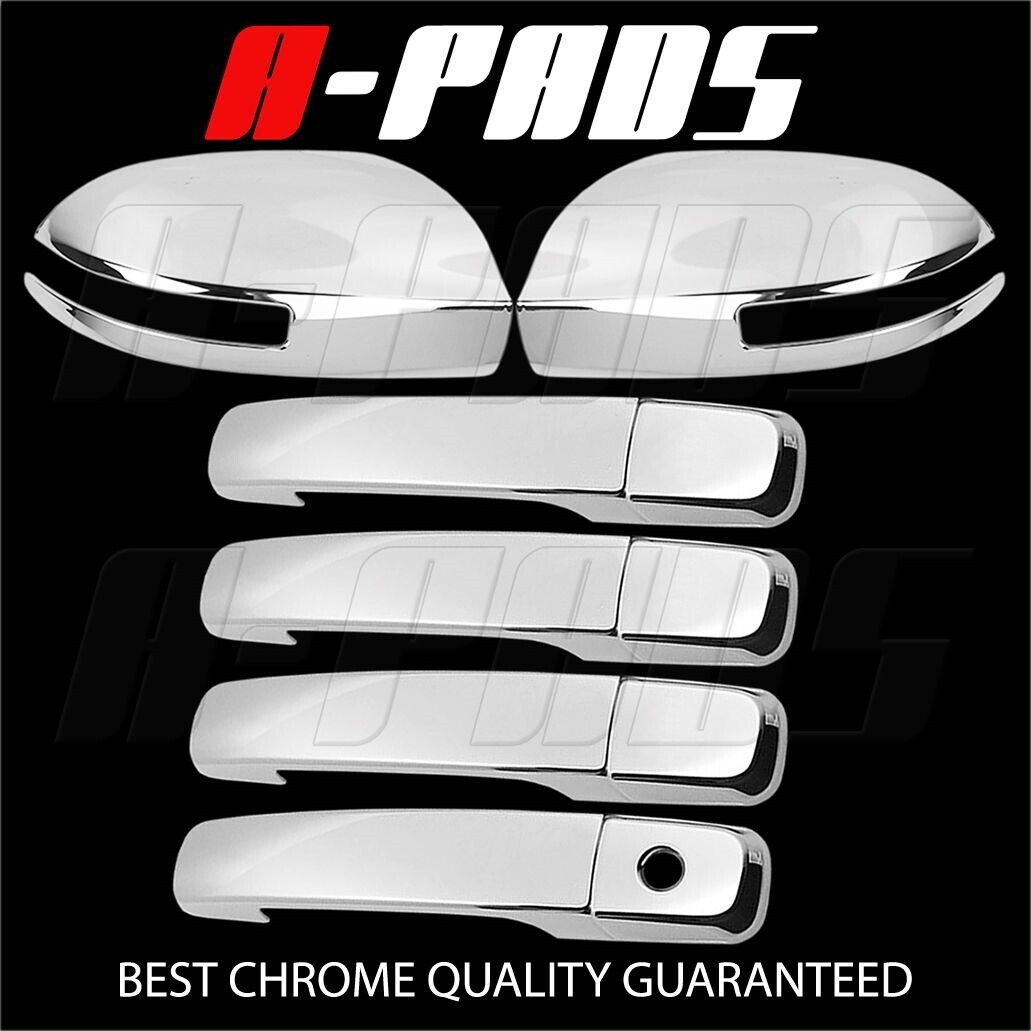 For Nissan Maxima 2009~2010 4 Doors Handle Covers & Mirror Chrome Cover Kit