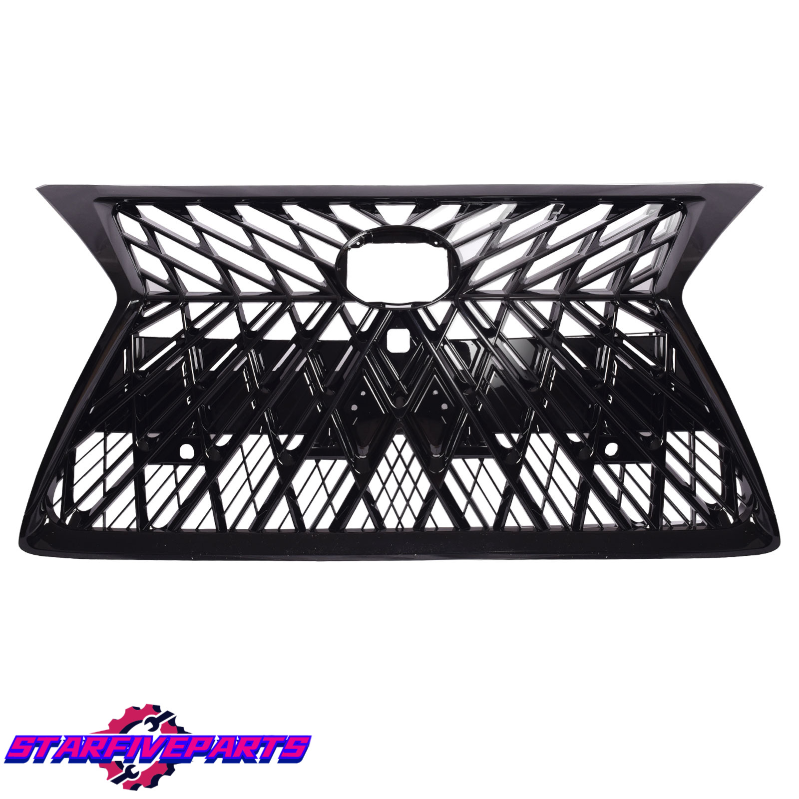 Fits Lexus GX460 2014-2022 Front Upper Grille Assembly Gloss Black