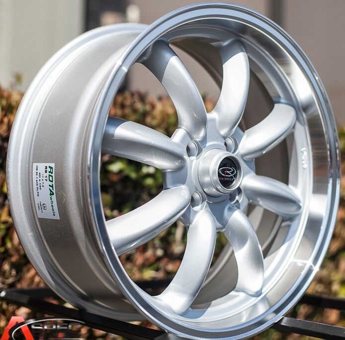 17 ROTA RB RIMs 4X100 ROYAL SILVER WHEELS EXCLUSIVE FOR MINI COOPER