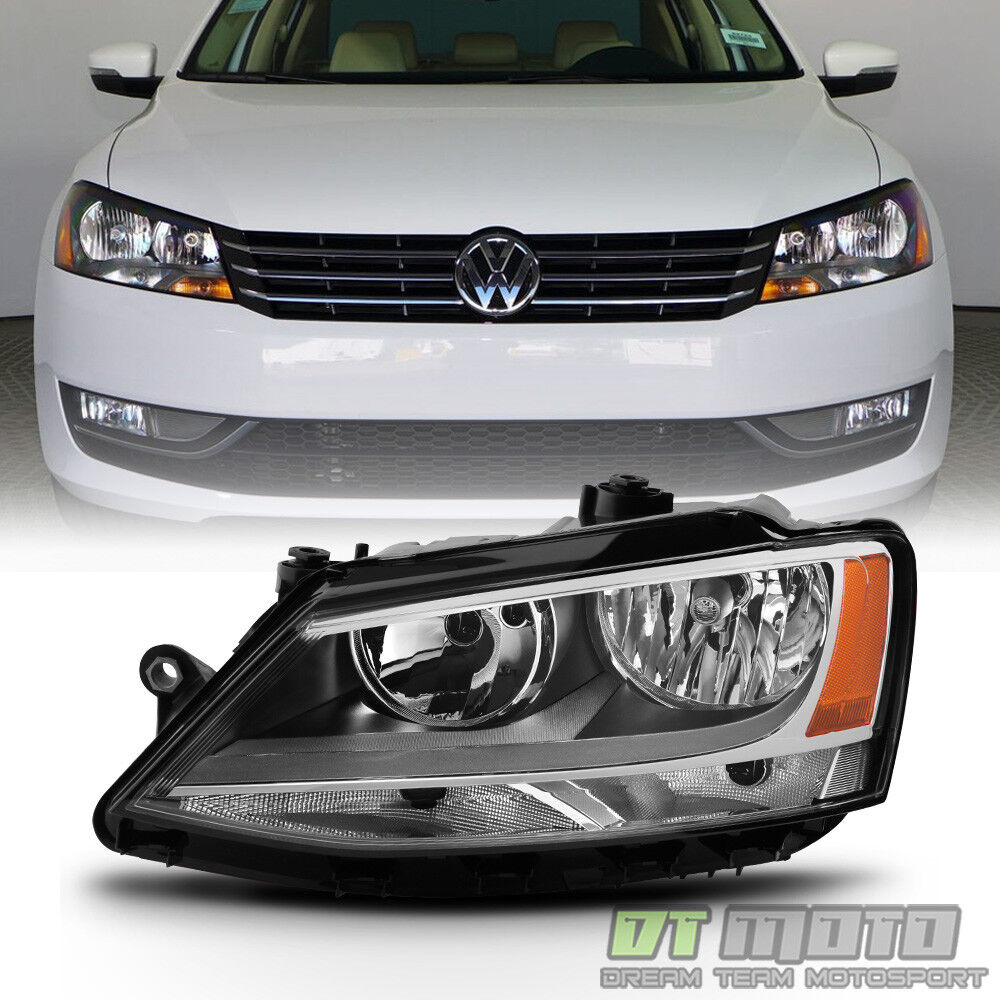 2011-2018 Volkswagen Jetta [Halogen Model] Headlight Headlamp Left Driver Side