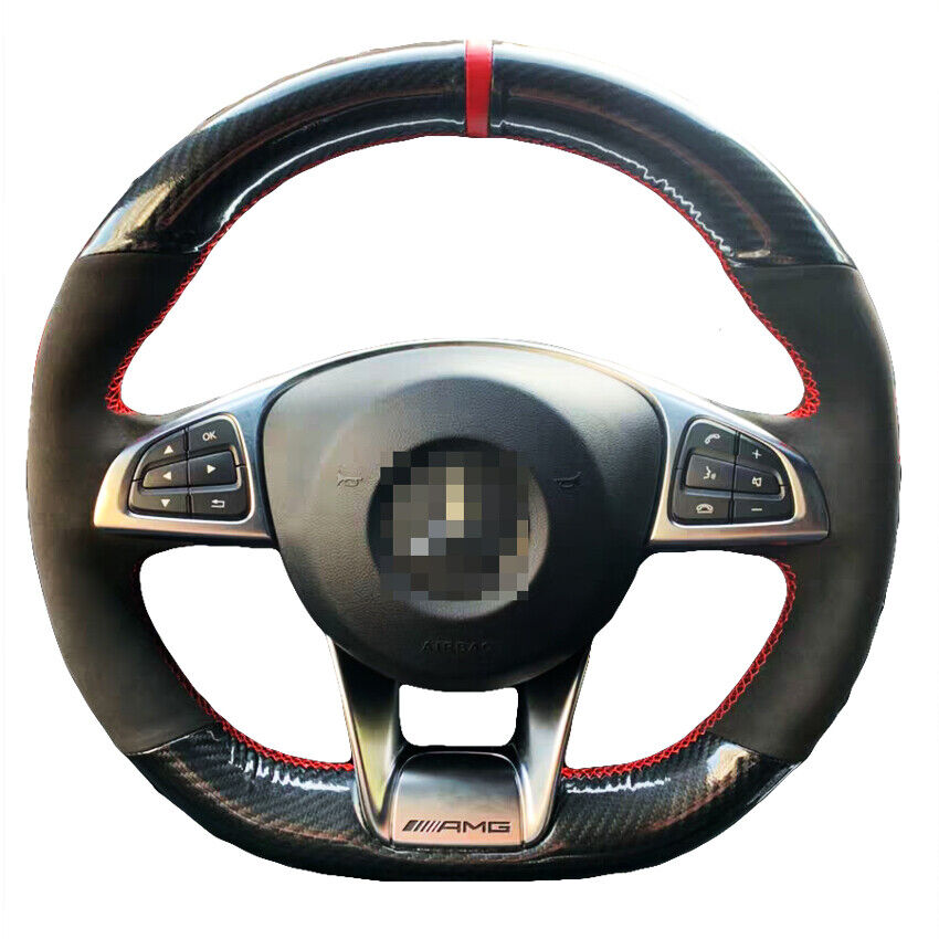 Steering Wheel Cover for Mercedes Benz A45 AMG C43 63 AMG CLA 45 CLS 63 AMG 2015
