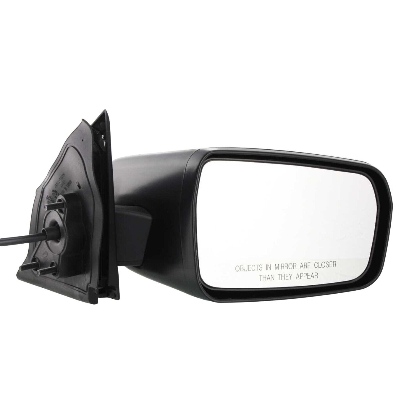 Power Mirror For 2004-2012 Mitsubishi Galant Passenger Side Textured Black