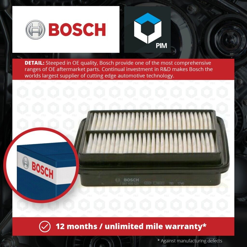 Air Filter fits DAIHATSU CHARADE Mk3 1.0D 87 to 92 Bosch 1560187716 Quality New