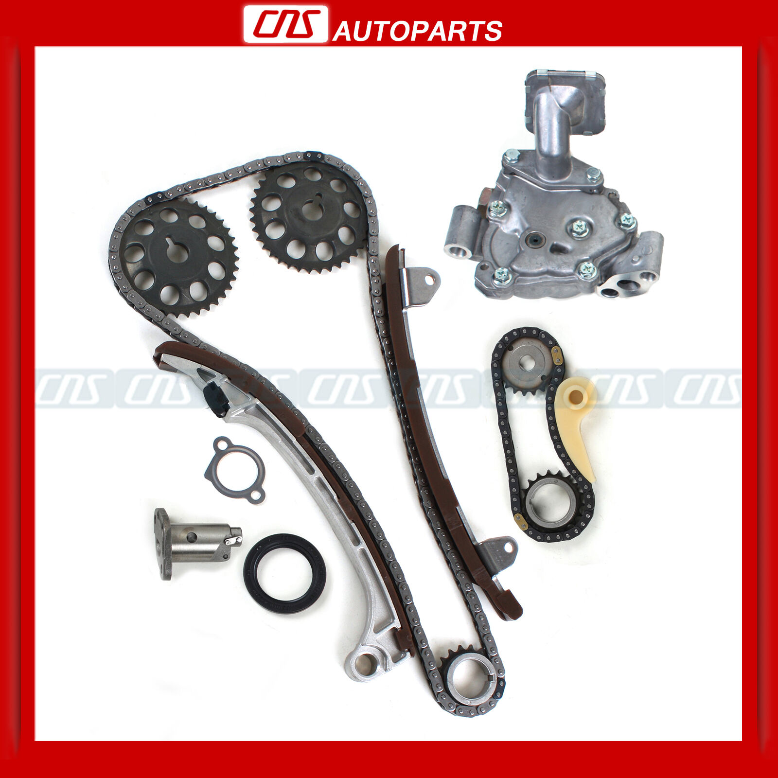 Timing Chain Kit Oil Pump For 01-10 Toyota Scion Camry Hybrid 2.4L 2AZFE