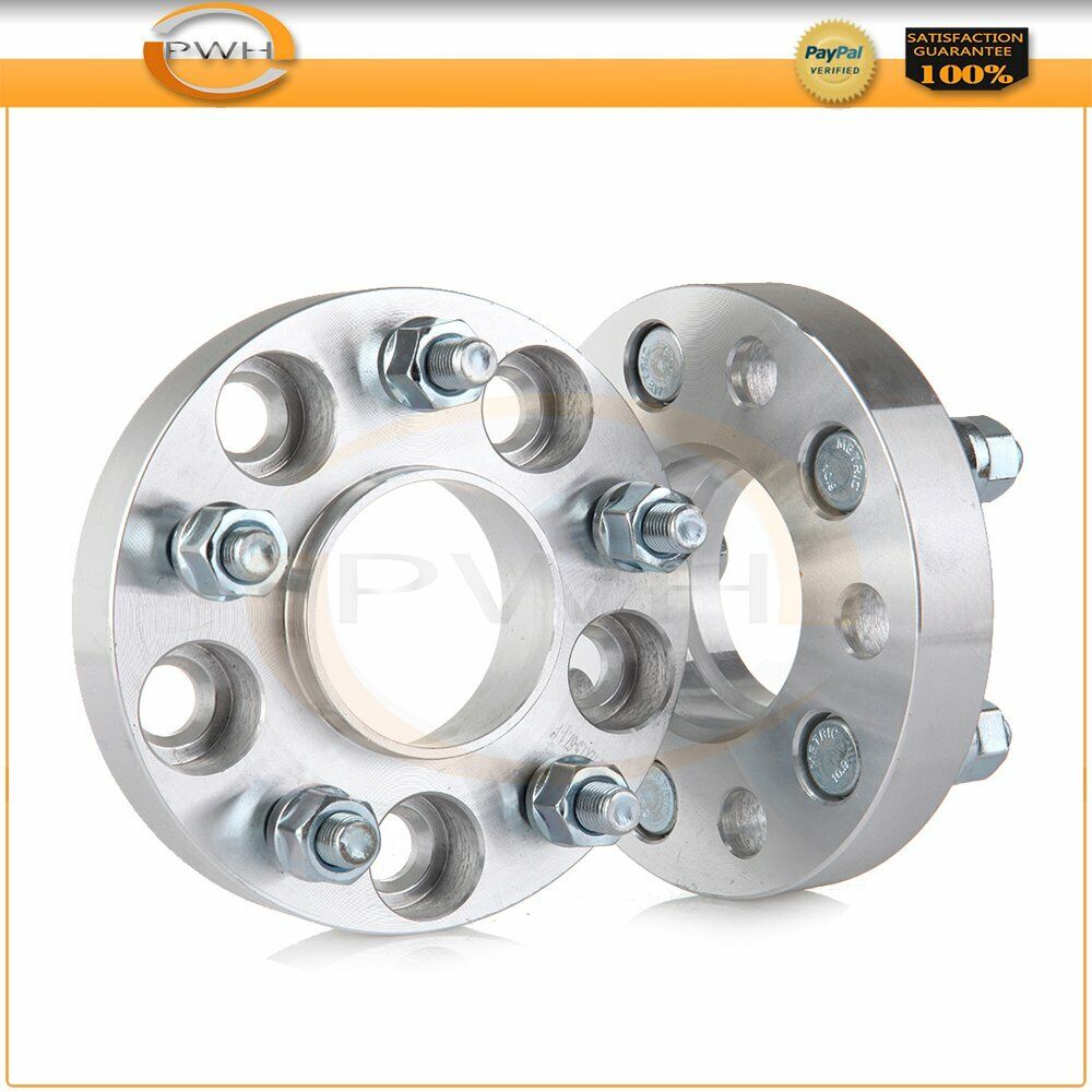 2Pc 25mm 5x114.3 Hubcentric Wheel Spacers For Mazda3 Mazda5 Mazda6 RX8 MX5 MX6