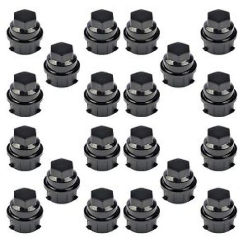20 Pack Black Wheel Nut Cover M24-2.0, Hex 19mm Fits # 9593028 / 9593228