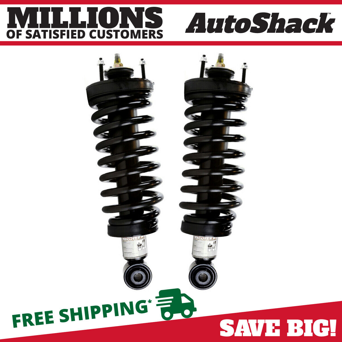 Front Complete Struts Coil Springs Pair 2 for 2003-2011 Ford Crown Victoria 4.6L