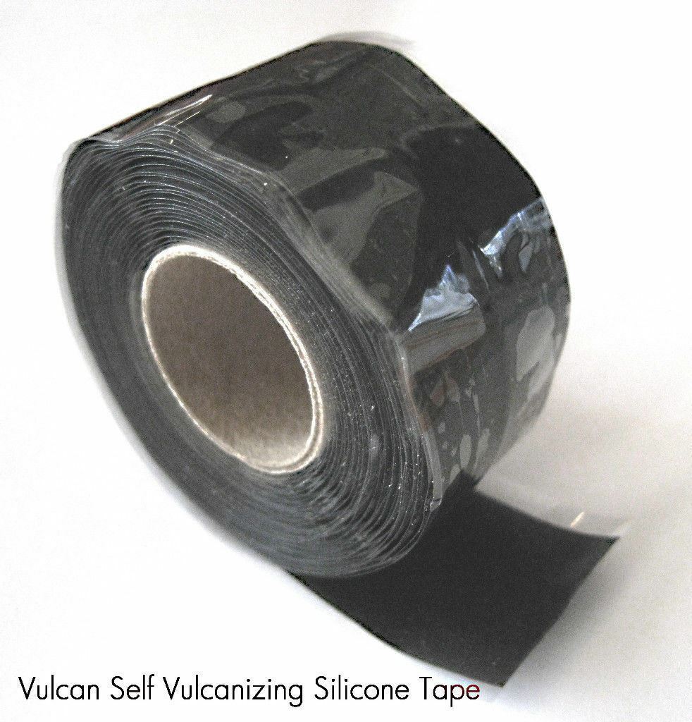 Silicone Self Vulcanizing Fusing Sealing Tape Black 1\