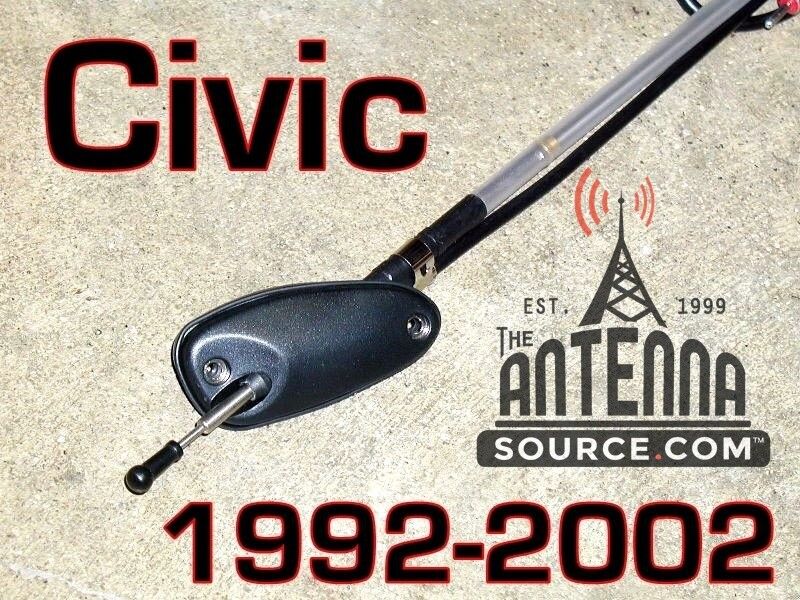 Honda CIVIC  Pillar Manual AM/FM Antenna 1992-2002 BRAND NEW + How 2 Install