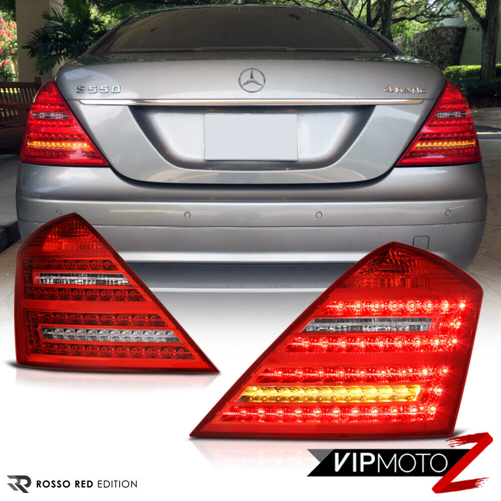 FACELIFT STYLE For 07-09 Mercedes Benz W221 S-Class Red LED Tail Light Assembly