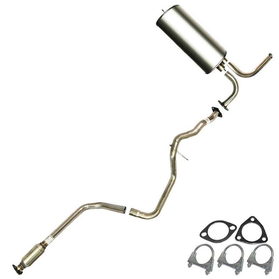 Stainless Steel Exhaust System Kit fits 97-03 Chevy Malibu 97-99 Olds Cutlass