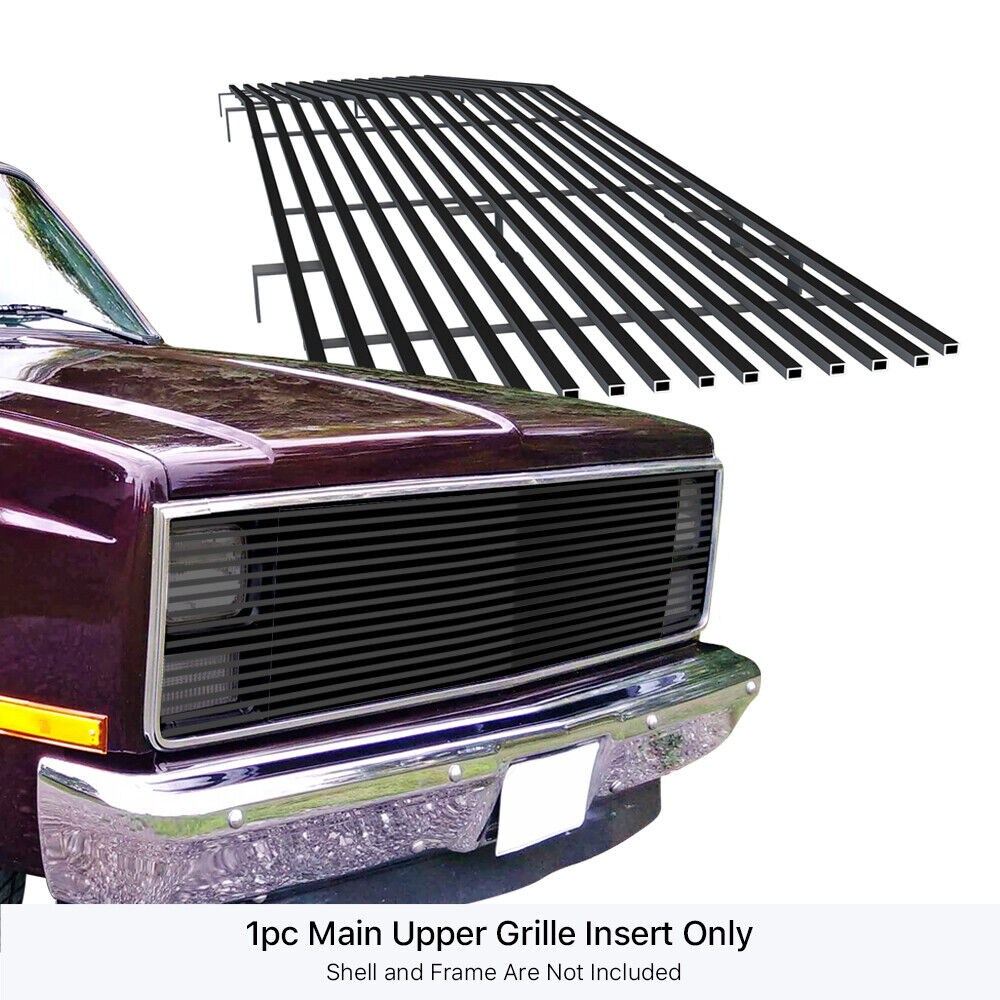 For 81-87 Chevy GMC Pickup/Suburban/Blazer/Jimmy Black Billet Grille Grill