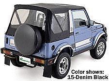 1986-1994 Suzuki SAMURAI Replacement Soft Top BLACK 98615 PO box AK HI PR & GU