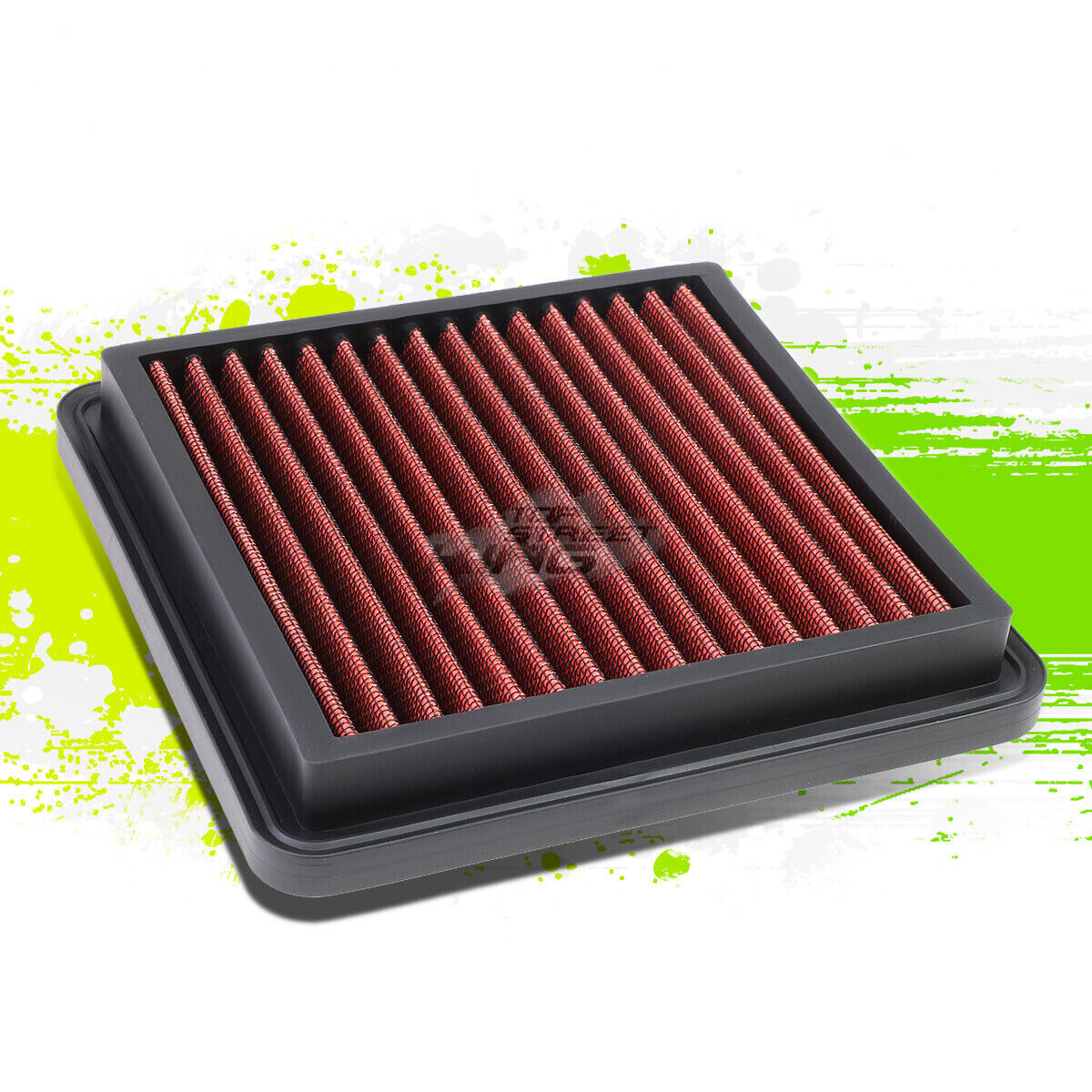 Washable Reuseable High Flow Drop-In Air Filter Red for Honda Fit 1.5L 09-13