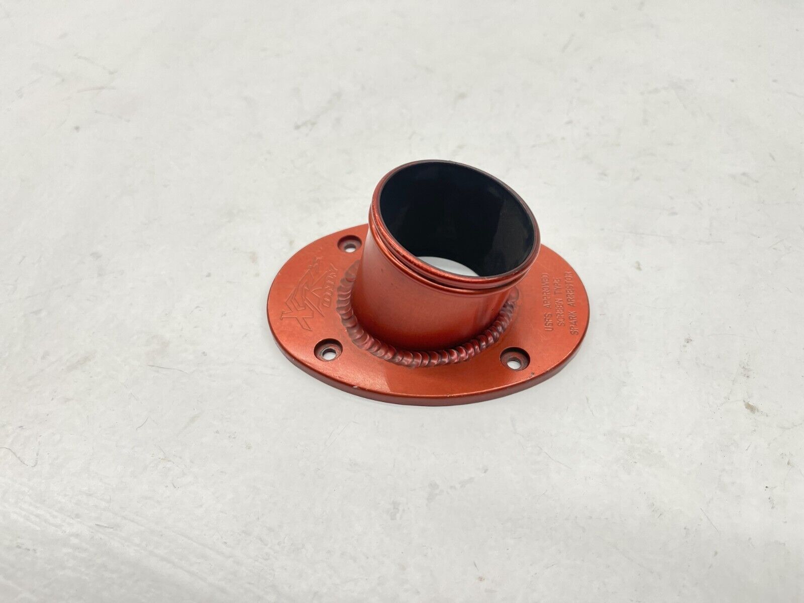 2008 Honda XR650L XR's Only Exhaust Cap Tip Red Anodized Round Shape Steel