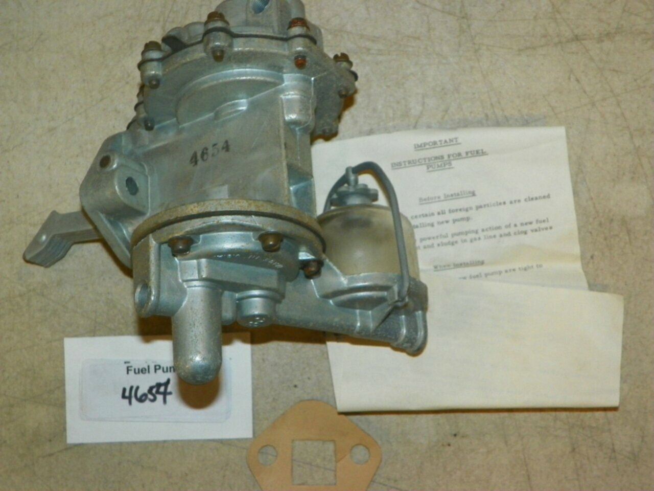 Rambler 1958-1959 Mechanical Fuel Pump Part No.: 4654