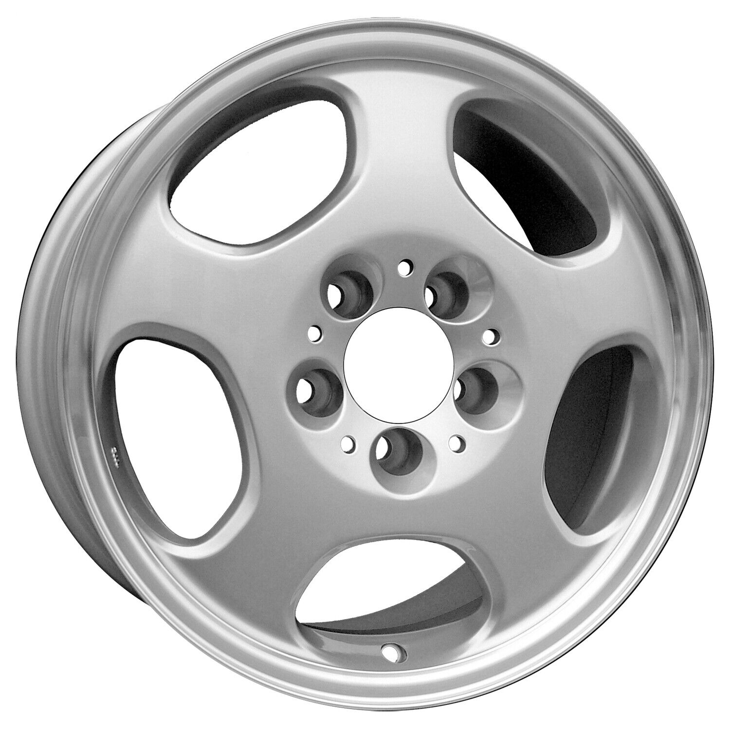 Refurbished 17x7.5 Painted Silver Wheel fits 2000-2002 Mercedes E430 560-65237