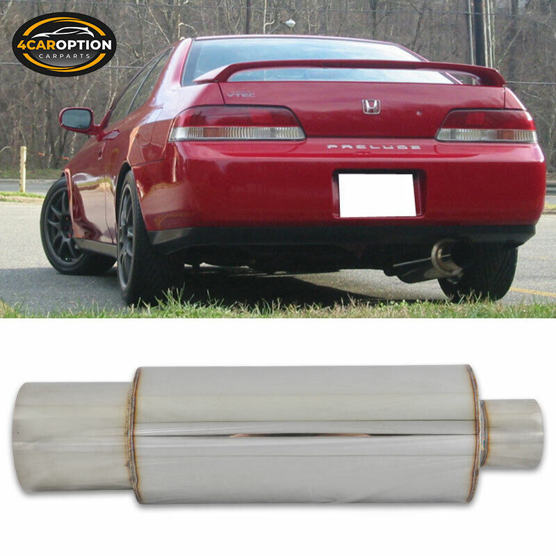 Fits 89-98 Nissan 240SX Stainless Exhaust Muffler Apexi N1 4 Inch Flat Tip