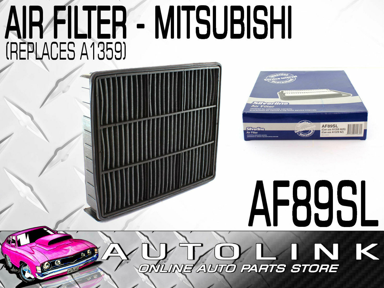AIR FILTER FOR MITSUBISHI MAGNA TE TF TH TJ TL 2.4lt 3.0lt 3.5lt AF89SL 
